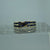 Sapphire Channel Set Twist Crossover Ring 9ct 9k Yellow Gold  - Size K