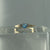 Blue Topaz & Diamond Heart Cut Twist Ring 9ct 9k Yellow Gold - Size M