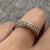 Diamond Half Eternity .50ct Ring 18ct 18k White Gold - Size J 1/2