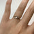 Antique Diamond Trilogy Bypass Ring 18ct 18k Yellow Gold - Size I 1/2