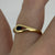 Unique Diamond & Sapphire Band Ring 18ct 18K Yellow Gold - Size K