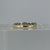 Diamond Pave Set Half Eternity Ring 9ct 9k Yellow Gold - Size N 1/2