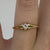 Diamond .17ct Solitaire Ring 18ct 18k Yellow Gold - Size M