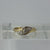 Antique Diamond Trilogy Bypass Ring 18ct 18k Yellow Gold - Size I 1/2