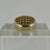 Chunky Quilt Textured Band Ring 9ct 9k Yellow Gold - Size Q