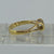 Diamond .20ct Fancy Pave Set Ring 18ct 18k Yellow Gold - Size P