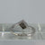 Diamond Cluster Bypass Twist Engagement Ring 18ct 18k White Gold - Size G 1/2