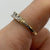 Diamond Half Eternity Band Ring 9ct 9k Yellow Gold - Size R