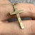 2000 Millennium Hallmark Cross Crucifix Pendant 9ct 9k Yellow Gold