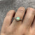 Opal & Diamond Halo Accent Ring 9ct 9k Yellow Gold - Size L