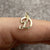 D Initial Script Pendant or Charm 9ct 9k Yellow Gold