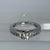 Diamond Solitaire with Accents .65ct Engagement Ring 18ct White Gold  - Size I