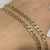 Square Curb Chain Necklace 4mm Wide 9ct 9k Yellow Gold - 19" Inches