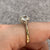 White Spinel 4ct Trilogy Heirloom Ring 18ct 18k Yellow Gold - Size O