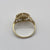 Authentic Chinese Panda Coin 5 Yuan Filigree Ring 10ct 10k Yellow Gold - Size L