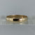 Wedding Band Ring 4mm Plain 10ct 10k Yellow Gold  - Size X