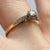 Diamond .15ct Solitaire With Accents Ring 18ct 18k Yellow Gold - Size P 1/2