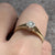 Diamond Solitaire Split Shoulder Ring 9ct 9k Yellow Gold  - Size P