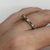 Diamond .15ct Solitaire Chunky Band Engagement Ring 9ct 9k White Gold - Size N