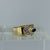 Sapphire & CZ Unique Buckle Ring 18ct 18k Yellow Gold  - Size O