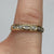 Six Stone Diamond Flush Setting Ring 9ct 9k Yellow Gold - Size J