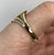 Diamond Starburst Embossed Signet Ring 9ct 9k Yellow Gold - Size V