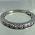 Diamond .35ct Channel Set Half Eternity Ring 18ct 18k White Gold  - Size I