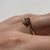 Two Stone Diamond Twist Bypass Ring 18ct 18k Yellow Gold - Size K 1/2