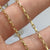 Diamond Cut Trace Link Cabe Chain 9ct 9k Yellow Gold 20" Inches