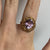 Amethyst Ornate Cocktail Ring 9ct Yellow Gold - Size R