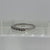 Diamond Band Ring 18ct 18K White Gold - Size J