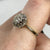 Diamond Illusion Cluster Ring 9ct 9k Yellow Gold  - Size O