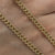 T-Bar Curb Chain Necklace 9ct 9k Yellow Gold - 22" Inches