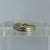 Diamond Crossover Twist Ring 9ct 9k Yellow Gold - Size M 1/2