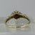 Champagne Diamond .50ct Flower Cluster Ring 9ct 9k Yellow Gold - Size S