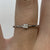 Solitaire Diamond Engagement Ring 9ct 9k White Gold - Size L