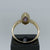 Marquise Amethyst Bezel Set Ring 9ct Yellow Gold - Size N