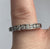 Diamond .35ct Channel Set Half Eternity Ring 18ct 18k White Gold  - Size I