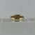 Diamond Signet Textured Shank Ring 9ct 9k Yellow Gold - Size G 1/2