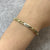 Dolphin Two Tone Gold Bracelet 18ct 18k 750 Yellow White Gold - 7.5" Inches