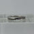 Diamond Twisted Crossover Band Ring 9ct 9k White Gold - Size L