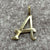 A Initial Script Pendant or Charm 9ct 9k Yellow Gold