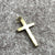 2000 Millennium Hallmark Cross Crucifix Pendant 9ct 9k Yellow Gold