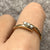 Diamond .10ct Trilogy Bypass Crossover Ring 9ct 9k Yellow Gold - Size P