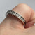 Diamond .35ct Channel Set Half Eternity Ring 18ct 18k White Gold  - Size I