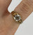 CZ Gypsy Solitaire Ring 9ct 9k Yellow Gold - Size P