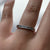 Diamond .25ct Channel Set Half Eternity Bridal Ring 18ct 18k White Gold - Size K