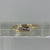 Diamond .10ct Trilogy Bypass Crossover Ring 9ct 9k Yellow Gold - Size P