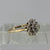 Diamond Tiered Cluster Ring 9ct 9k Yellow Gold  - Size P