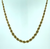 Rope Twist Chain Necklace 9ct 9k Yellow Gold 15"